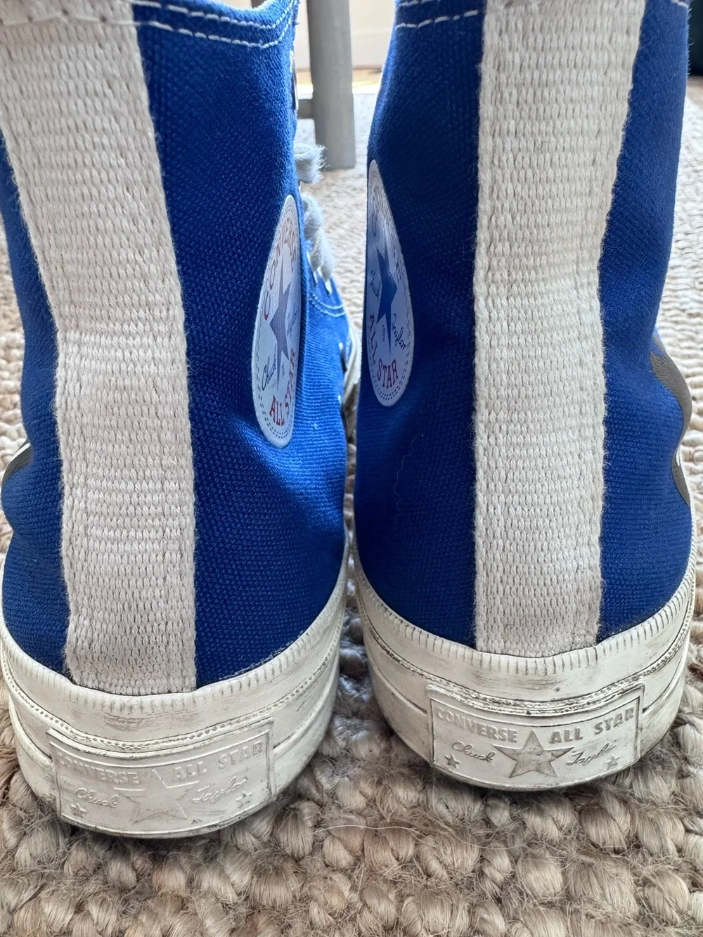 CDG Play Converse All Star ‘70 Hi in Blue Quartz/Egret/Black with box M5.5 W 7.5